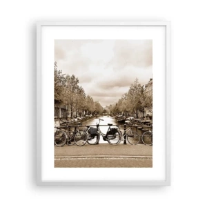 Poster in een witte lijst - Hollandse sfeer - 40x50 cm