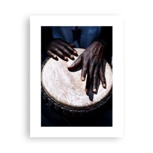 Poster - Leef in je eigen ritme - 30x40 cm