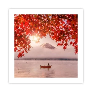 Poster - In het Japanse klimaat - 50x50 cm