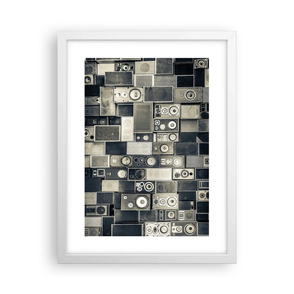 Poster in een witte lijst - En alles is goed - 30x40 cm