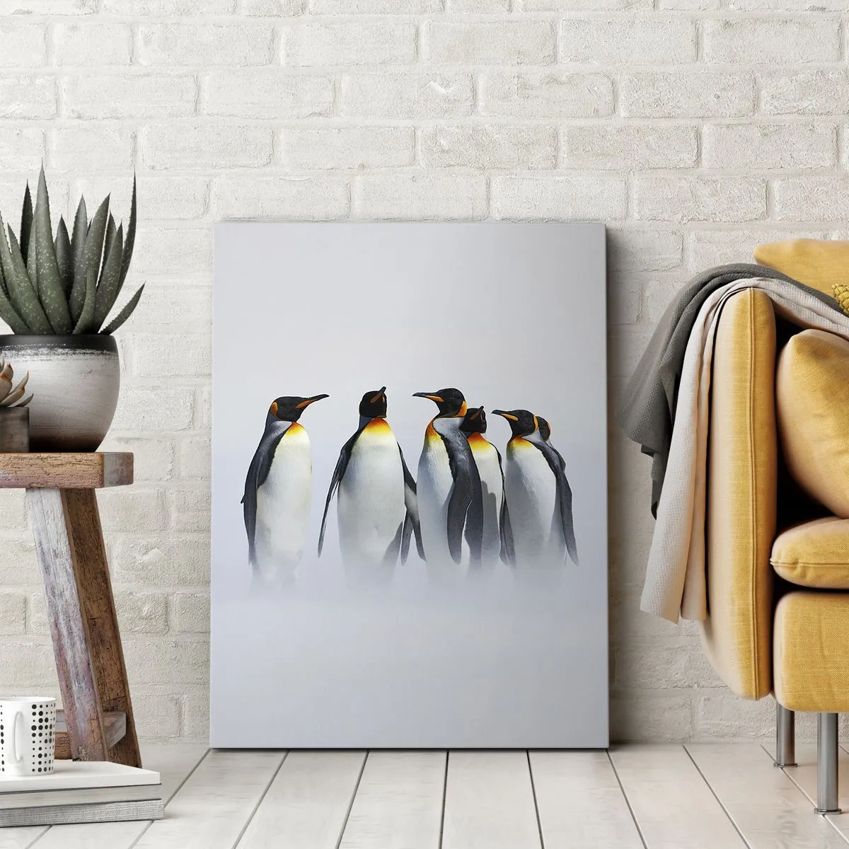 Schilderen op canvas - Ontmoeting in avondjurken - 50x70 cm