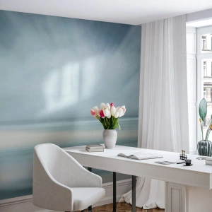 Fotobehang Standard Eco - Vrede tot aan de horizon - Helder, Deel, Lucht - 150x105 cm