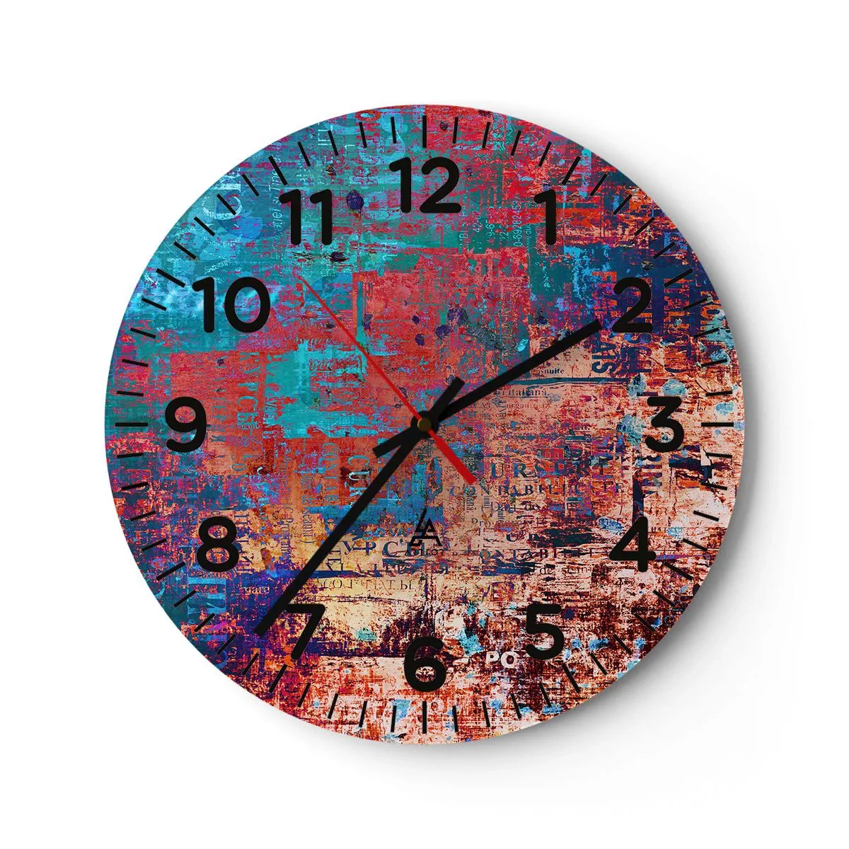 Wandklok - Klok - Geheugen en vergetelheid - 30x30 cm