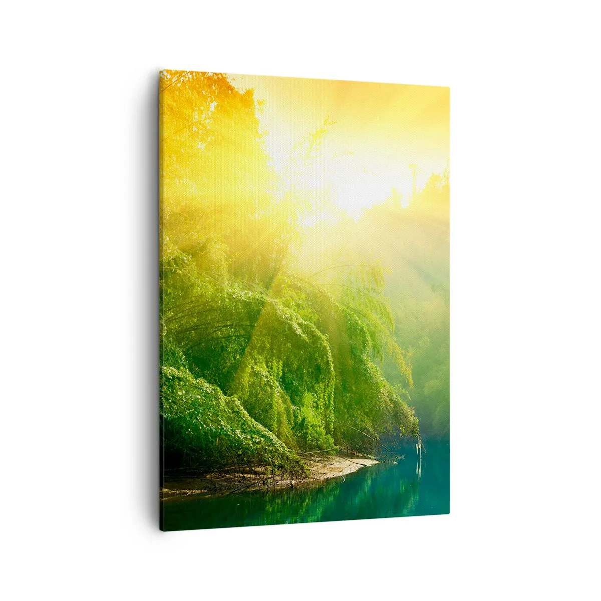 Schilderen op canvas - Verdrinken in de zon en schaduw - 50x70 cm
