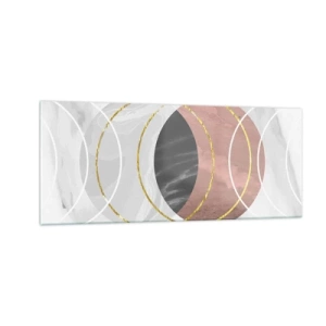 Schilderen op glas - Muziek van de sferen - 100x40 cm