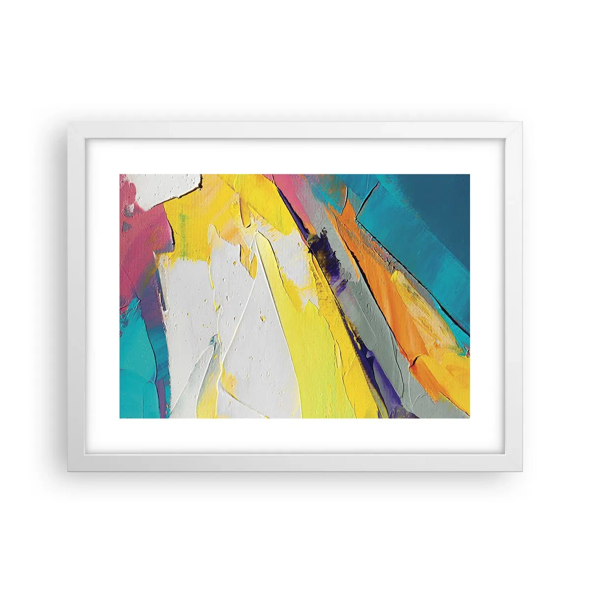 Poster in een witte lijst - De anatomie van licht - 40x30 cm