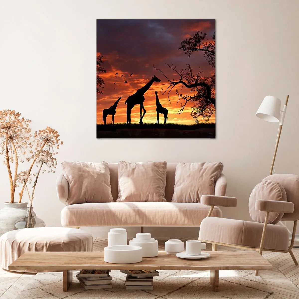 Schilderen op canvas - Een klein diner met je geliefden - 50x50 cm