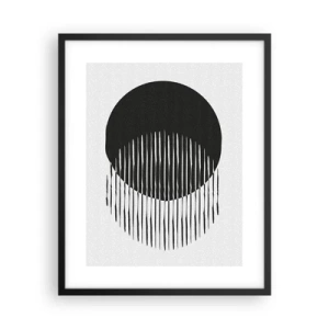 Poster in een zwarte lijst - Zijn alter ego - 40x50 cm