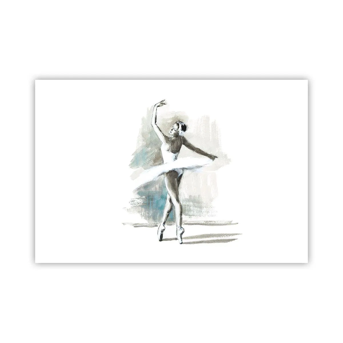 Poster - Betoverd in een zwaan - 91x61 cm