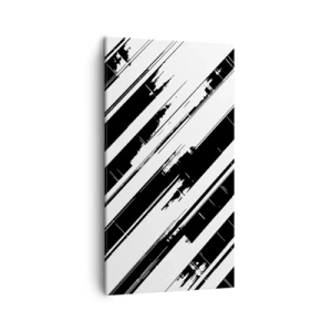 Schilderen op canvas - Een intense en dynamische compositie - 45x80 cm