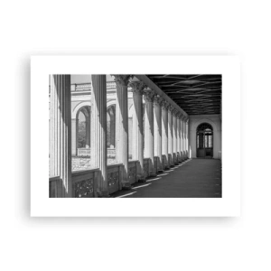 Poster - Zonnige arcade - 40x30 cm
