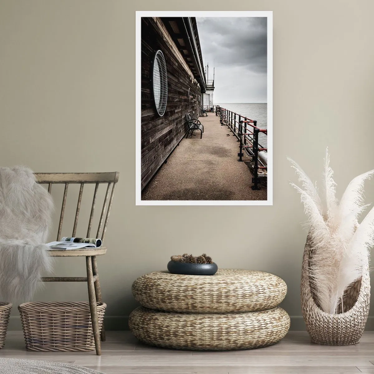 Poster - De tijd bleef stilstaan - 50x70 cm