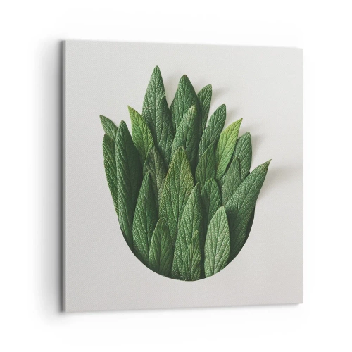 Schilderen op canvas - Ongebreidelde nieuwsgierigheid - 60x60 cm