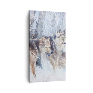 Schilderen op canvas - Aandacht! Hier komt ... - 45x80 cm