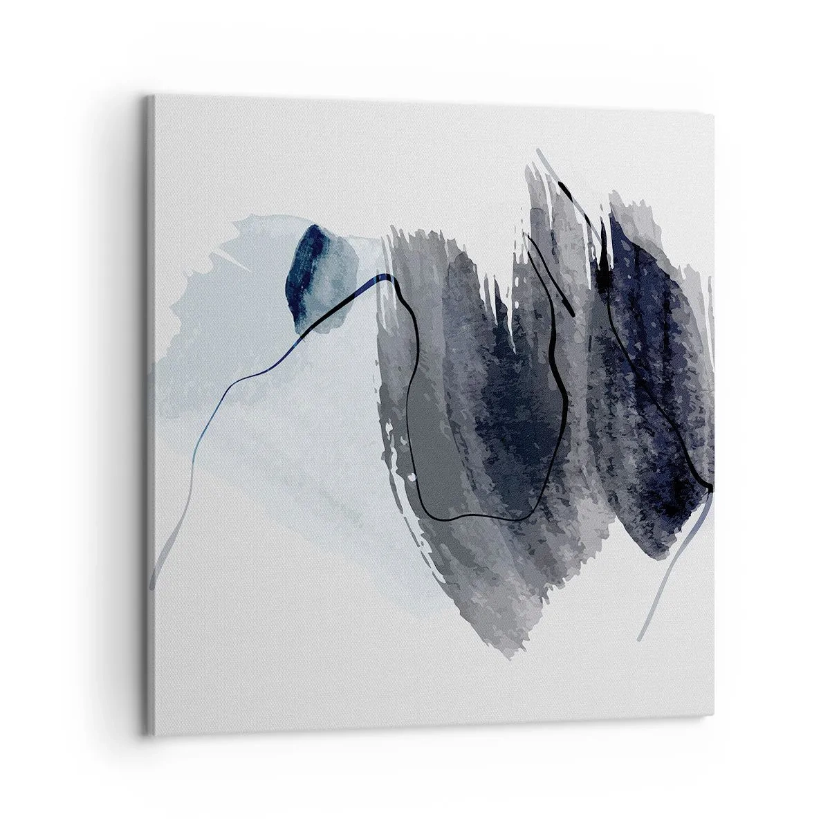 Schilderen op canvas - Intensiteit en beweging - 60x60 cm