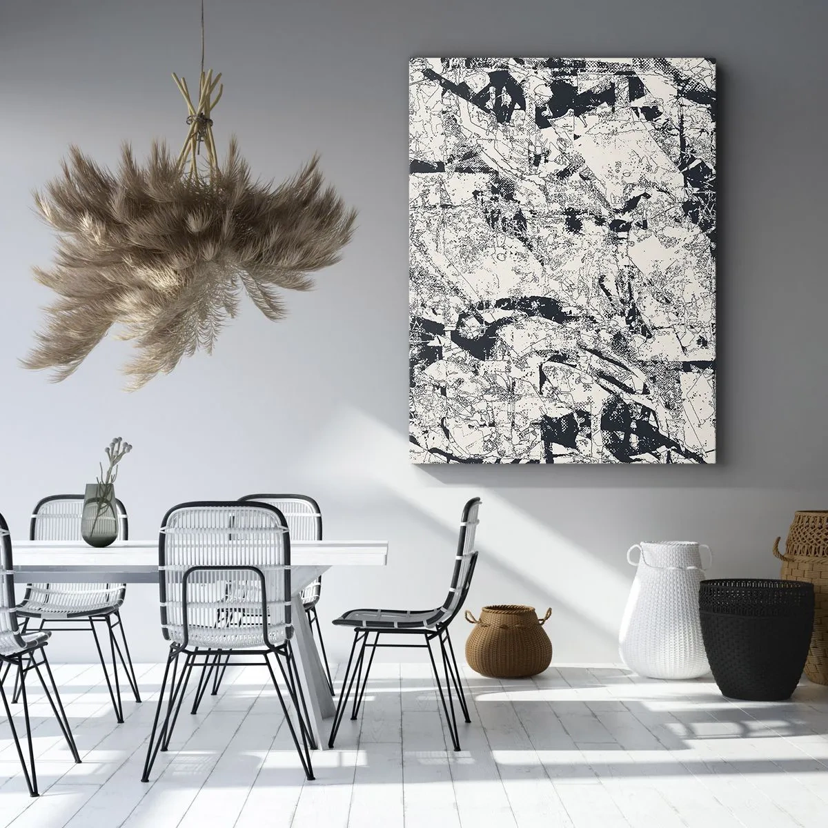 Schilderen op canvas - Interpenetratie van tegenstellingen - 50x70 cm