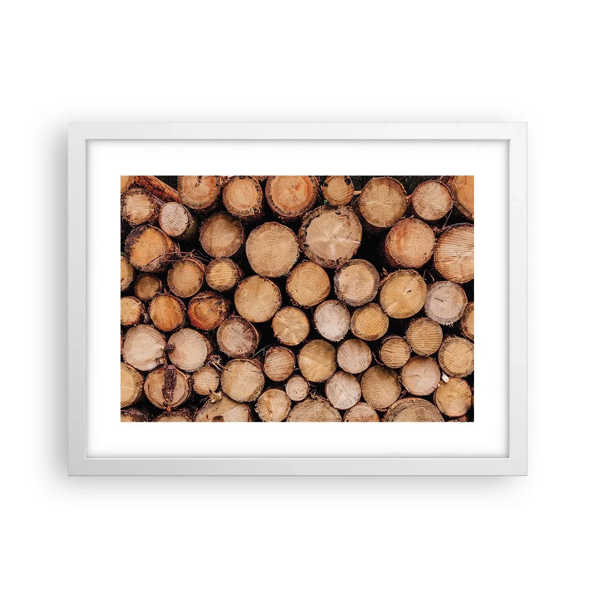 Poster in een witte lijst - Een nieuw begin - 40x30 cm