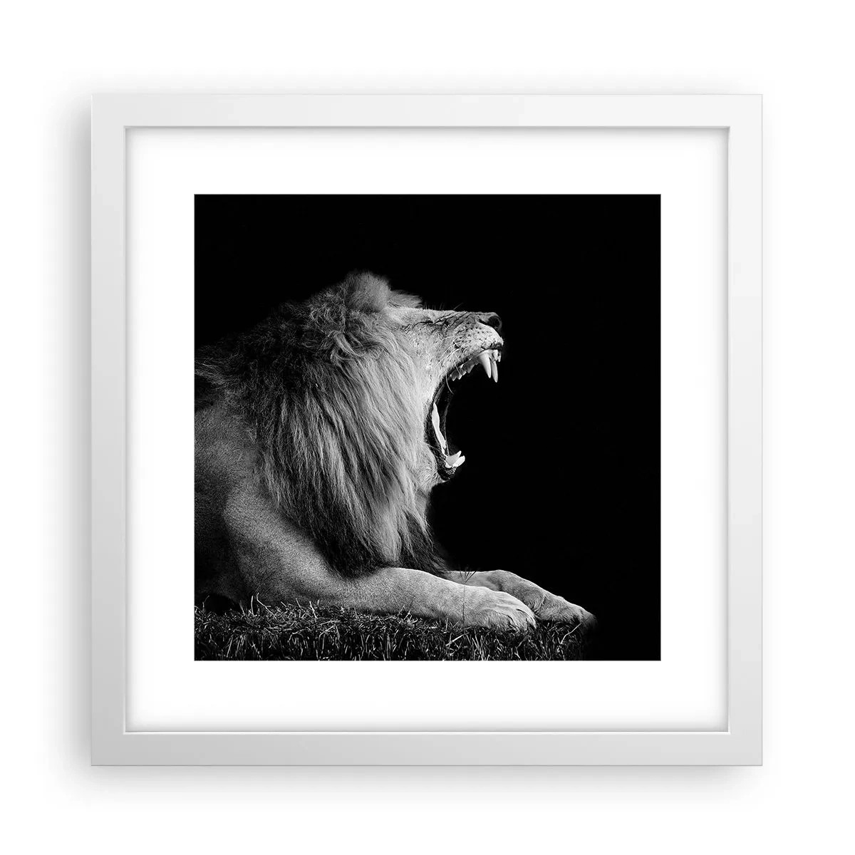 Poster in een witte lijst - Zonder enige twijfel - 30x30 cm