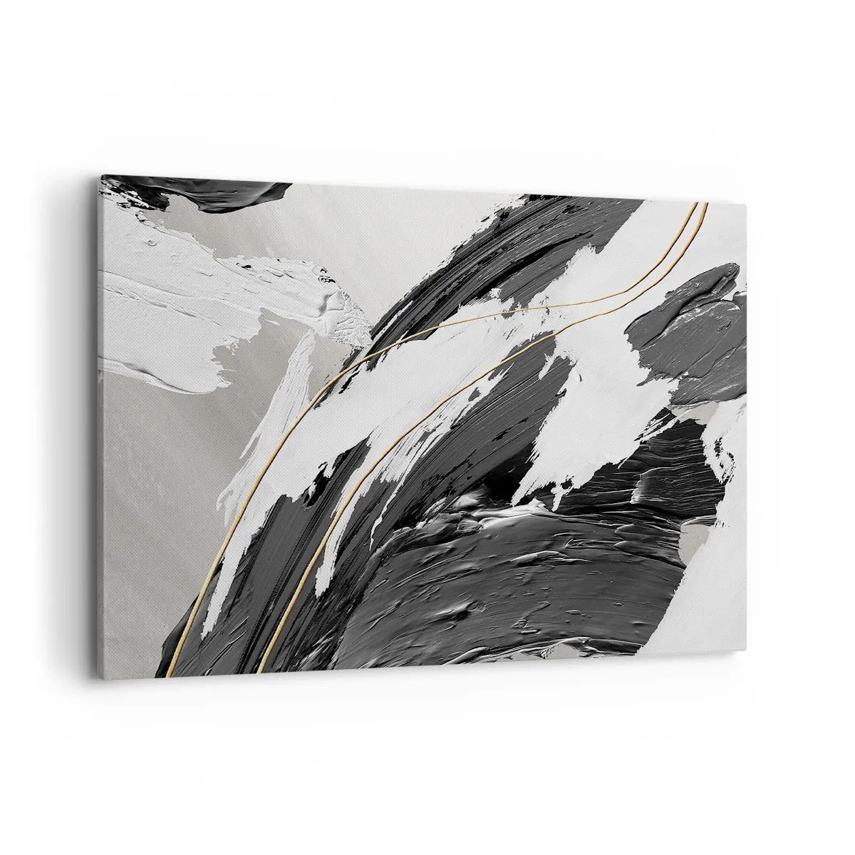 Schilderen op canvas - Abstractie op grote schaal - 120x80 cm