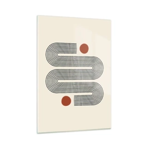 Schilderen op glas - Van het begin tot het eind - 50x70 cm