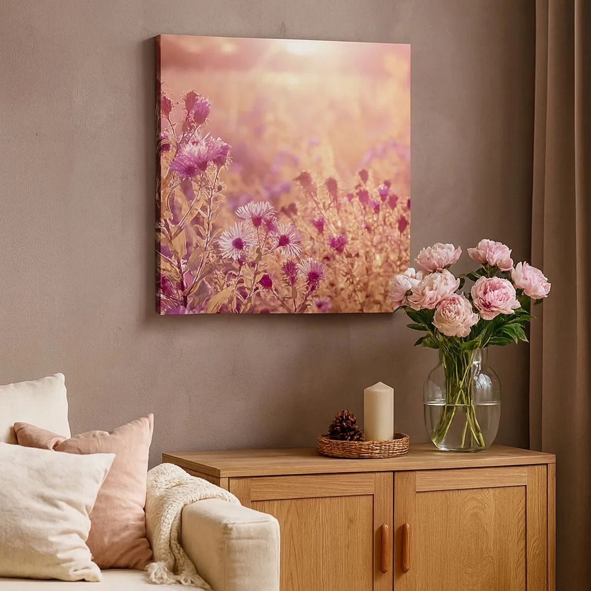 Schilderen op canvas - Voordat de zomer voorbij is - 30x30 cm