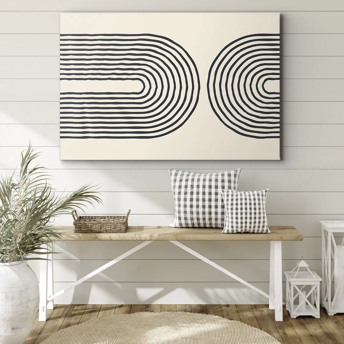 Schilderen op canvas - In een ogenblik ... - 100x70 cm