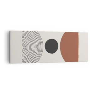 Schilderen op canvas - Het middelpunt van de aandacht - 140x50 cm