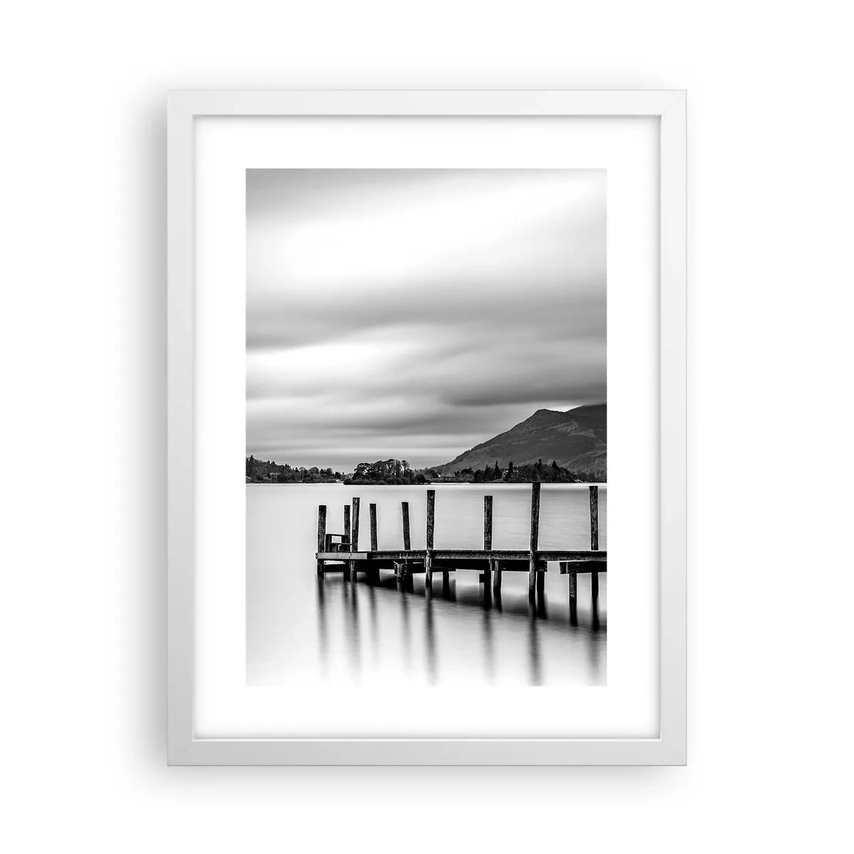 Poster in een witte lijst - Zachtheid en kracht - 30x40 cm