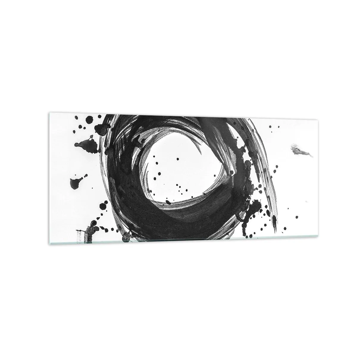 Schilderen op glas - De draaikolk van de schepping - 120x50 cm