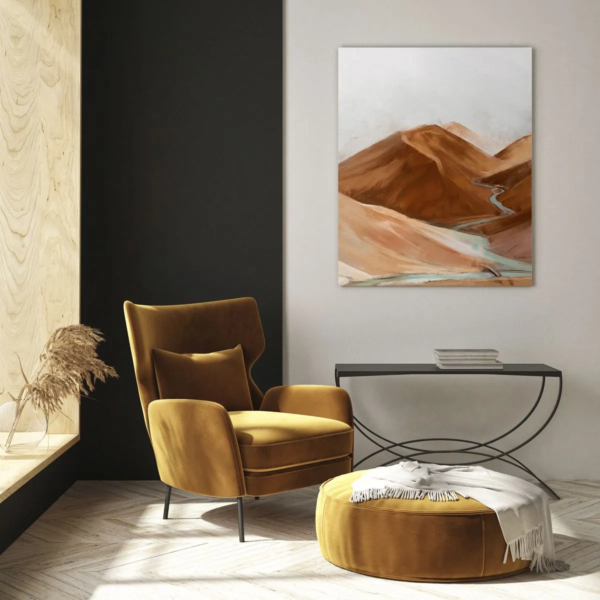 Schilderen op glas - Naar de bron - 70x100 cm