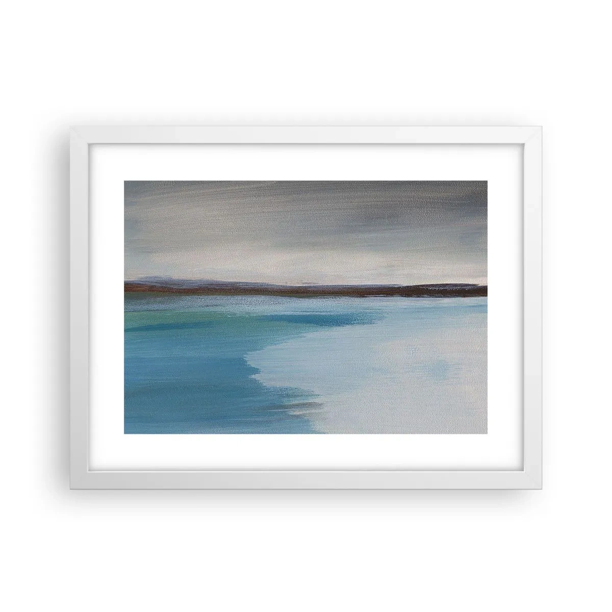 Poster in een witte lijst - Horizontaal landschap - 40x30 cm