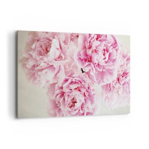 Schilderen op canvas - In roze glamour - 120x80 cm
