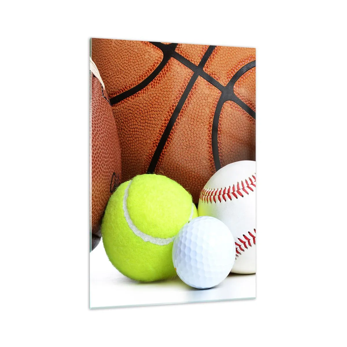 Schilderen op glas - Voetbal verbindt ons! - 70x100 cm