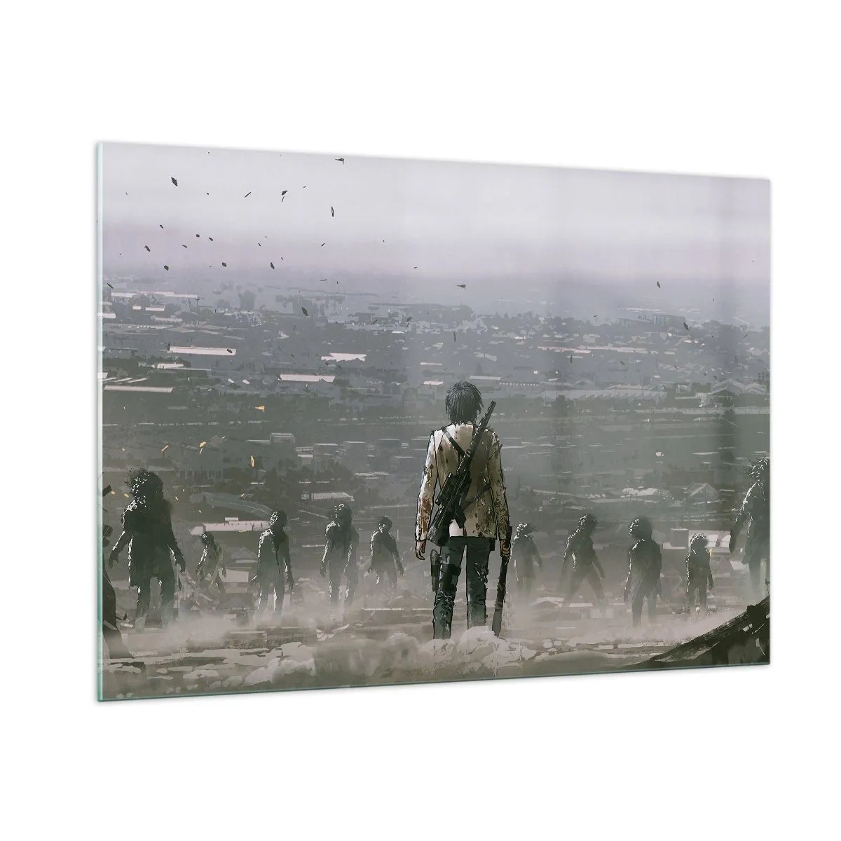 Schilderen op glas - Laatste Rechtvaardige? - 100x70 cm