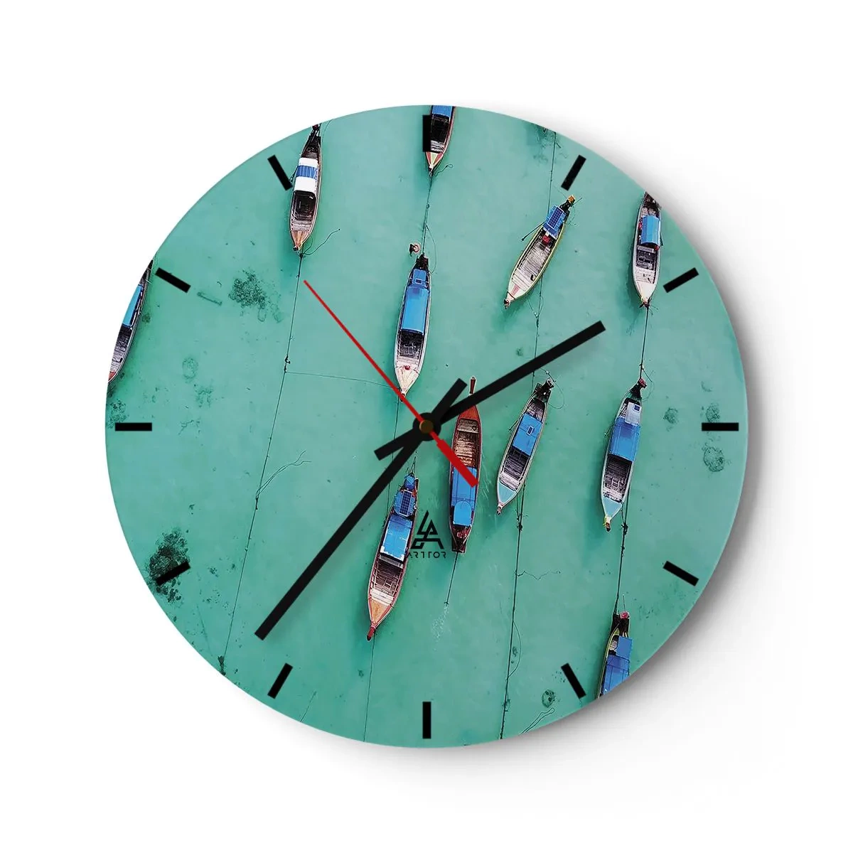 Wandklok - Klok - In blijde verwachting - 40x40 cm