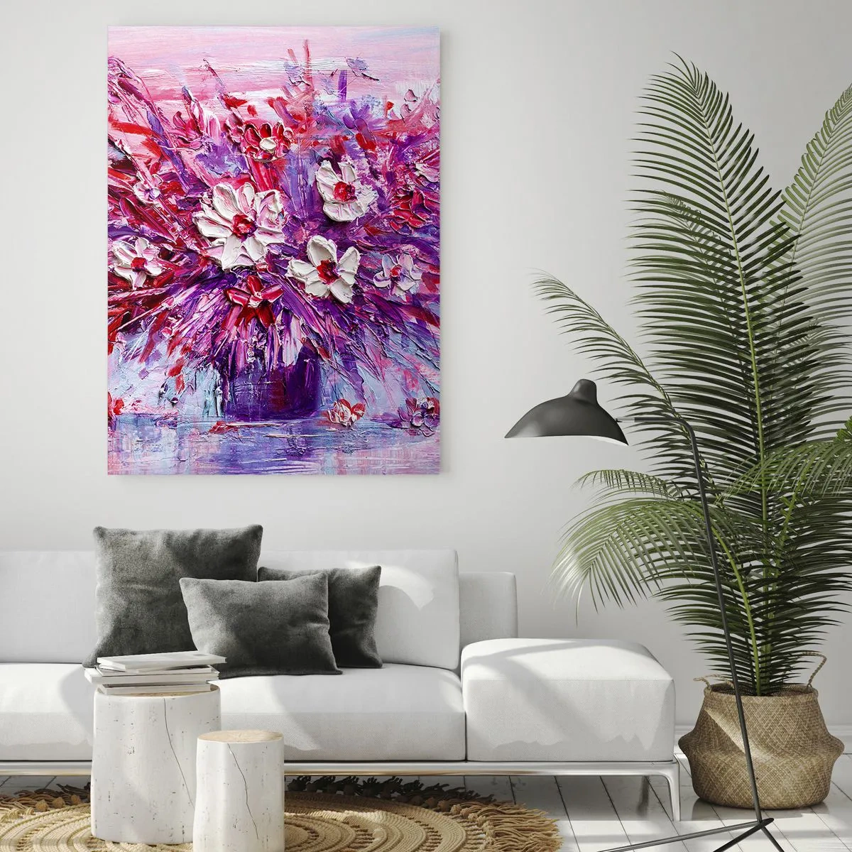 Schilderen op glas - Onschuld en passie - 50x70 cm