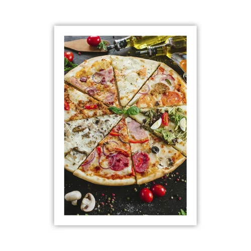 Poster - Een scala aan smaken - 50x70 cm