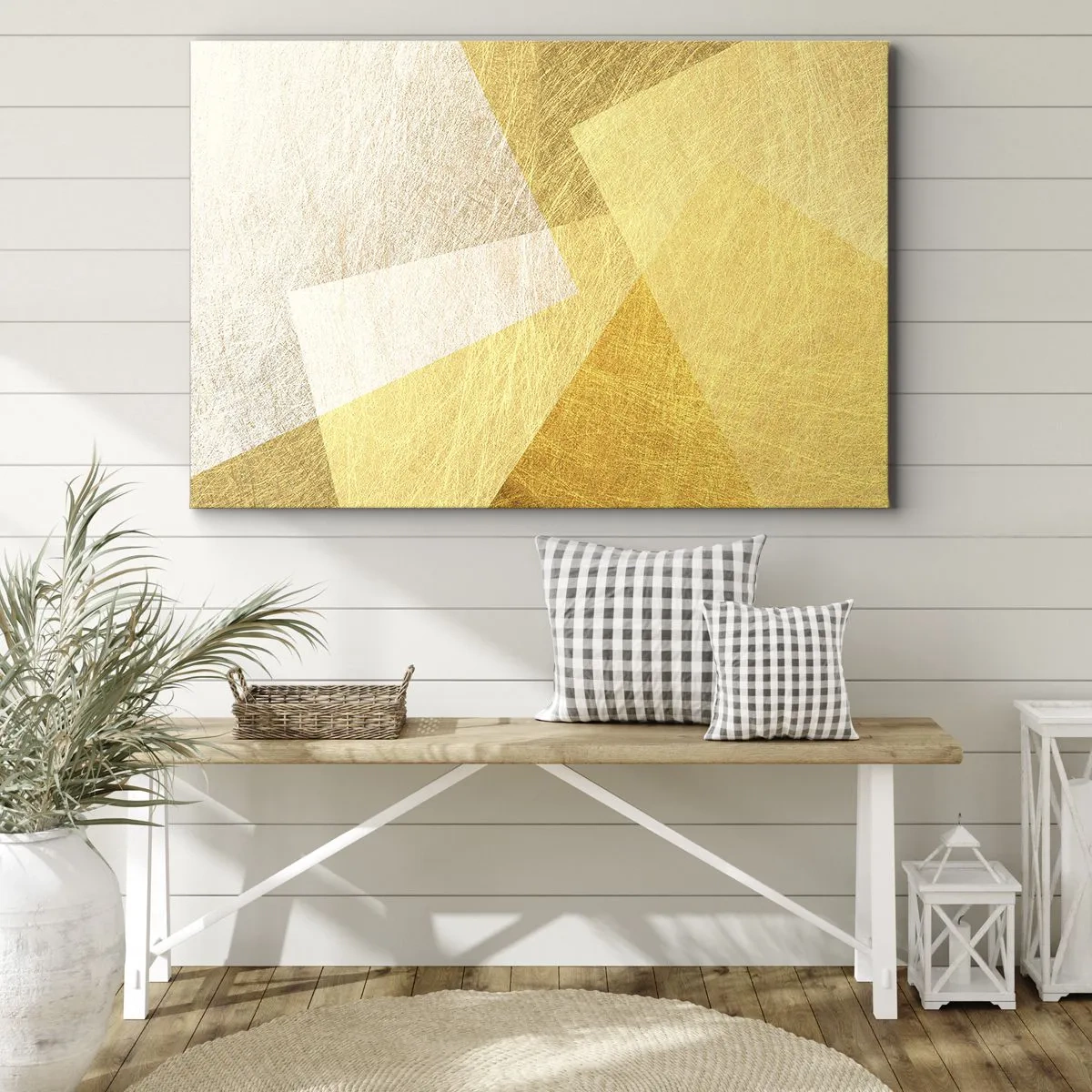 Schilderen op canvas - Geometrie weer - 120x80 cm