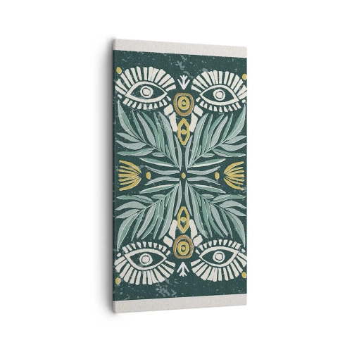 Schilderen op canvas - Als een volksuitsnede - 55x100 cm