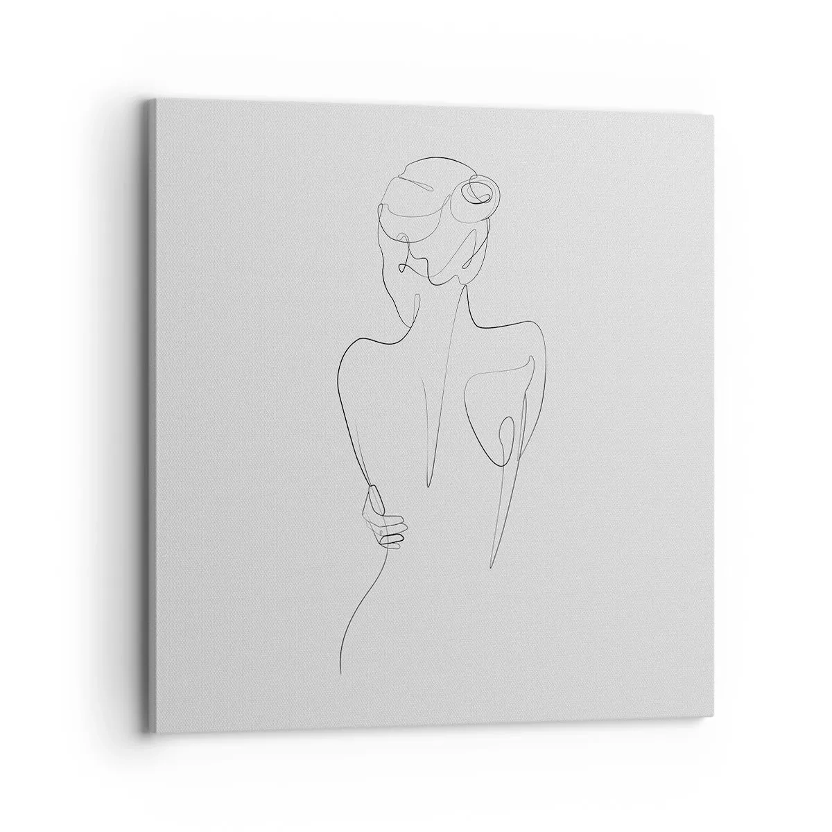 Schilderen op canvas - Lichaamsmuziek - 70x70 cm