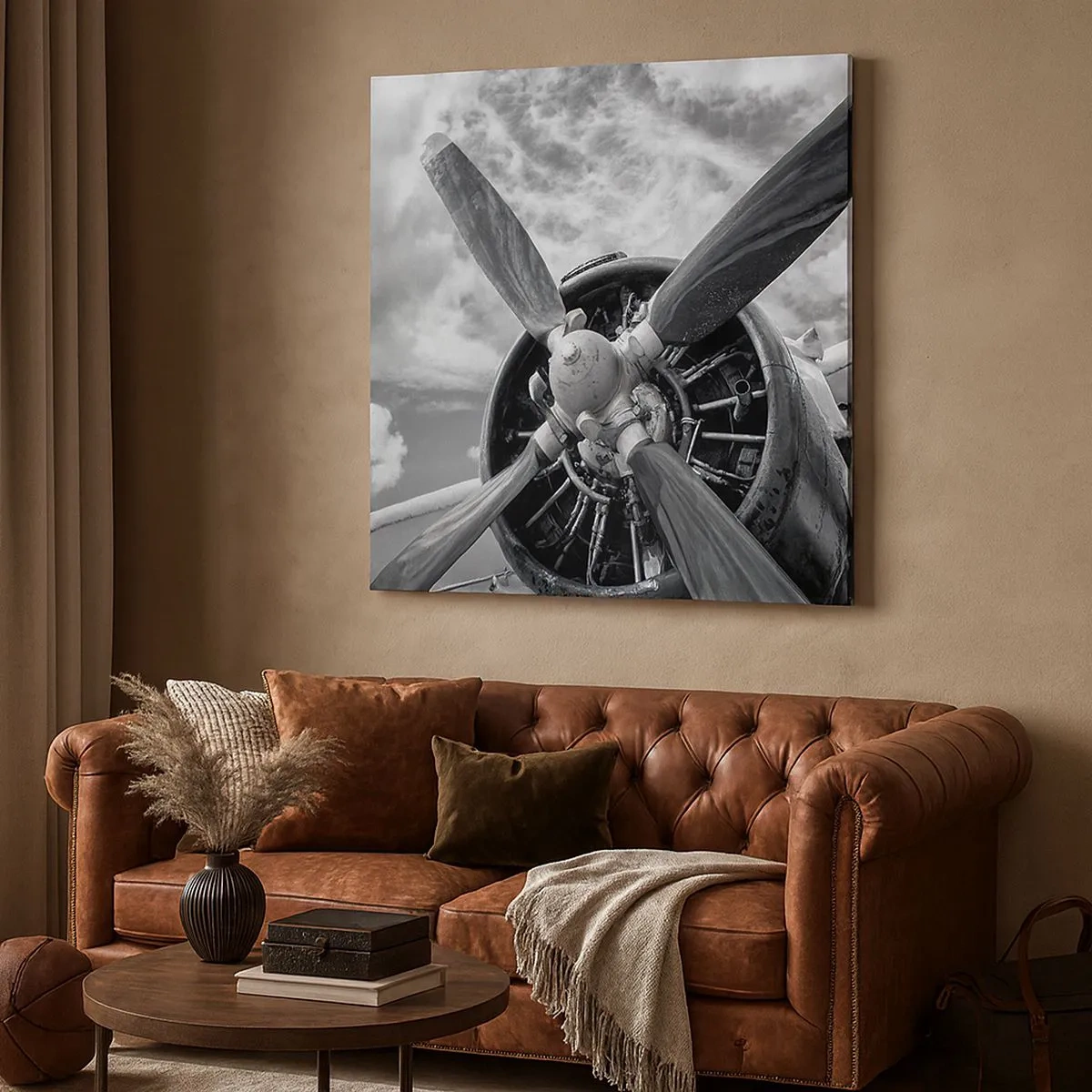 Schilderen op canvas - Veroveraar van de lucht - 30x30 cm
