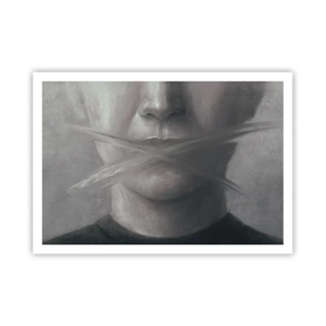 Poster - Zonder een woord - 100x70 cm