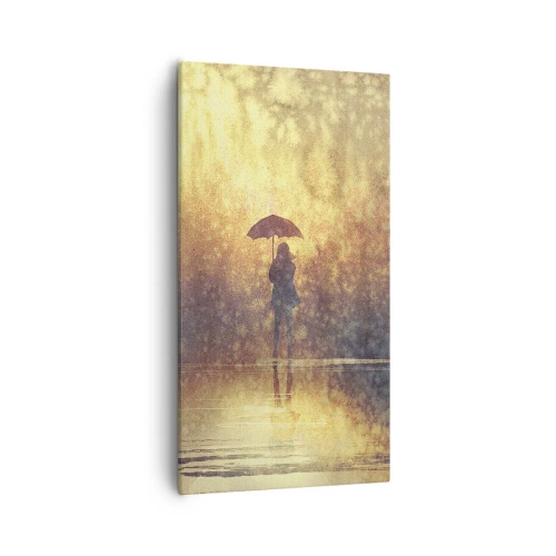 Schilderen op canvas - Ik voel dat iemand naar me kijkt - 55x100 cm