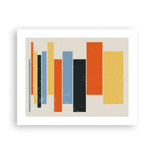 Poster - Muzieknotatie - 50x40 cm