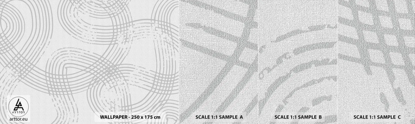 Fotobehang Monster Premium Canvas - Er is geen rechte weg - Minimalisme, Deel, Helder - 100x30 cm