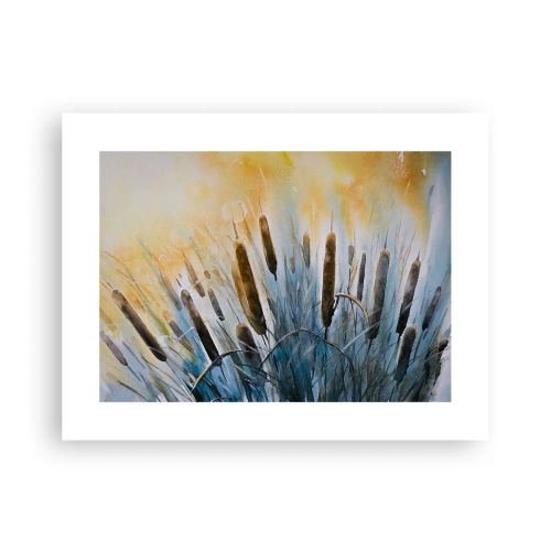 Poster - De kou van het water, de hitte van de zon - 40x30 cm