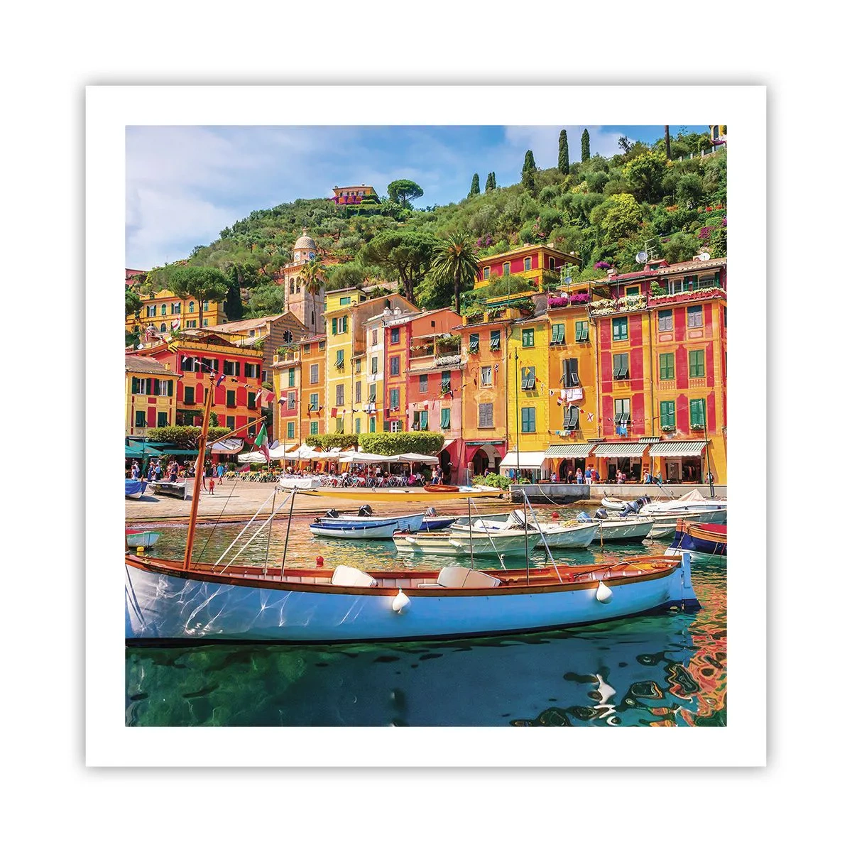 Poster - Italiaanse ochtend - 60x60 cm