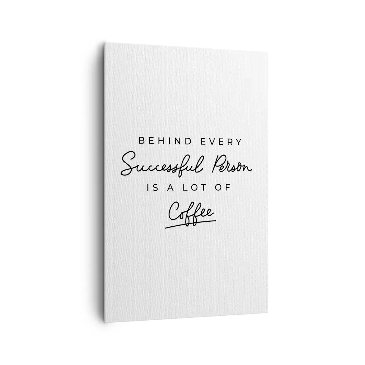 Schilderen op canvas - Het geheim van succes - 80x120 cm