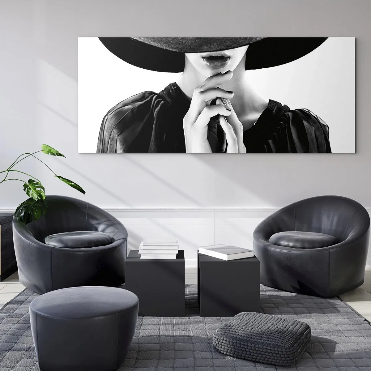 Schilderen op glas - Verborgen schoonheid - 120x50 cm