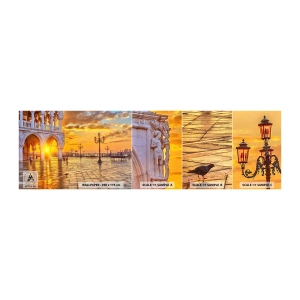 Fotobehang Staaltje Standard Eco - Waar is iedereen? - Stad, Venetië, Architectuur - 100x30 cm